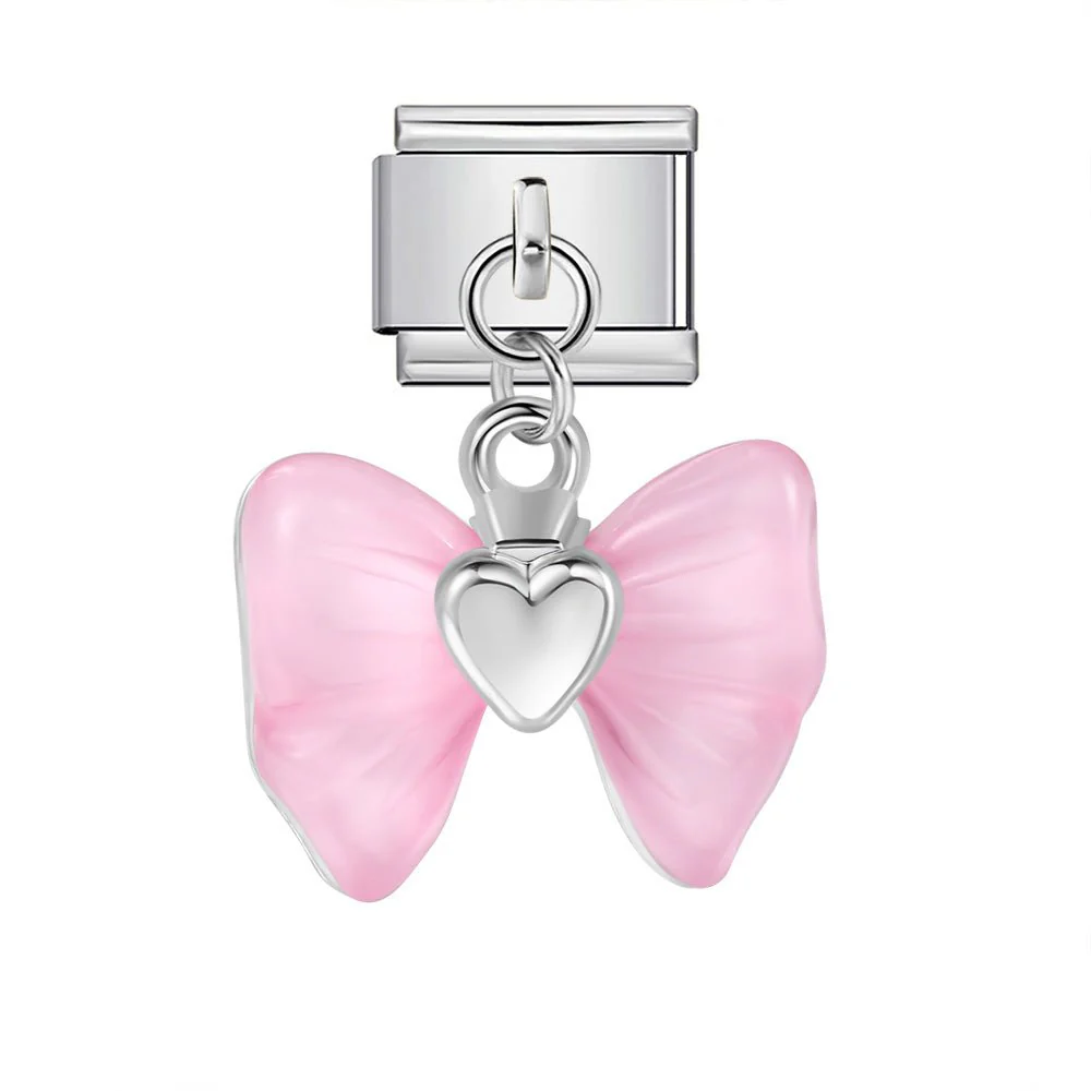 Dangling Pink Bow